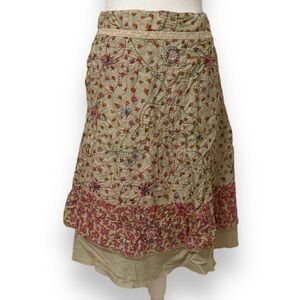 Y2K Embroidered Skirt